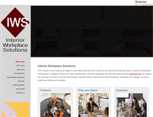 Tablet Screenshot of interiorworkplace.com